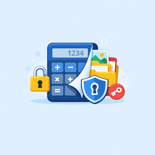 تطبيق إخفاء الملفات المتنكر في زي الآلة الحاسبة: الأمان والخصوصية في متناول يدك