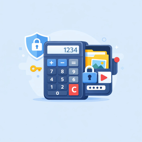تطبيق إخفاء الملفات المتنكر في زي الآلة الحاسبة: حماية خصوصيتك بسهولة