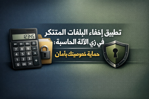 تطبيق إخفاء الملفات المتنكر في زي الآلة الحاسبة: حماية خصوصيتك بأمان