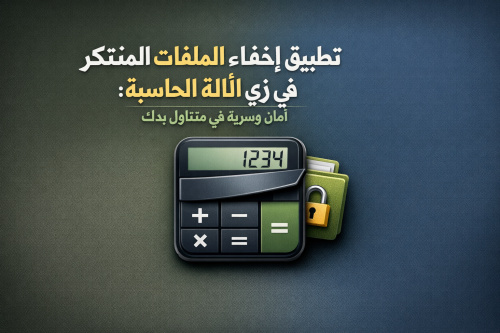 تطبيق إخفاء الملفات المتنكر في زي الآلة الحاسبة: أمان وسرية في متناول يدك