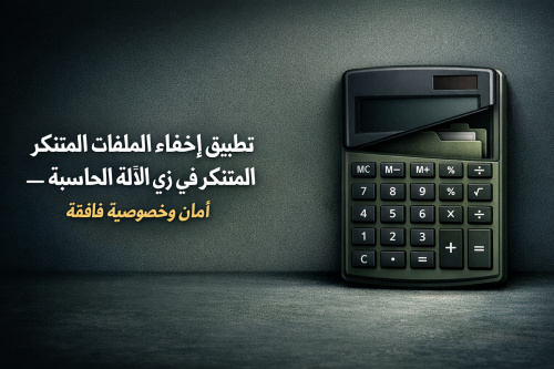 تطبيق إخفاء الملفات المتنكر في زي الآلة الحاسبة - أمان وخصوصية فائقة