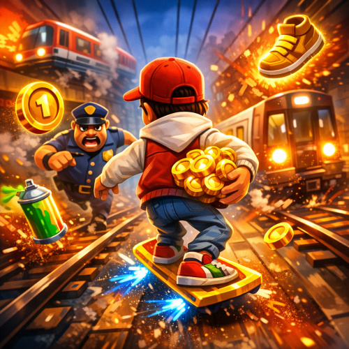 تحميل لعبة Subway Surfers - استمتع بتجربة ألعاب مميزة ومثيرة