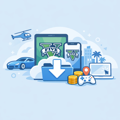 تحميل لعبة GTA 5 - اكتشف تجربة العالم المفتوح الأكثر إثارة على الأندرويد والآيفون والكمبيوتر