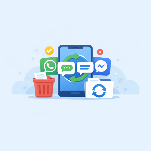 استرجاع الرسائل المحذوفة - أفضل تطبيق لاستعادة بياناتك المفقودة بسهولة وأمان
