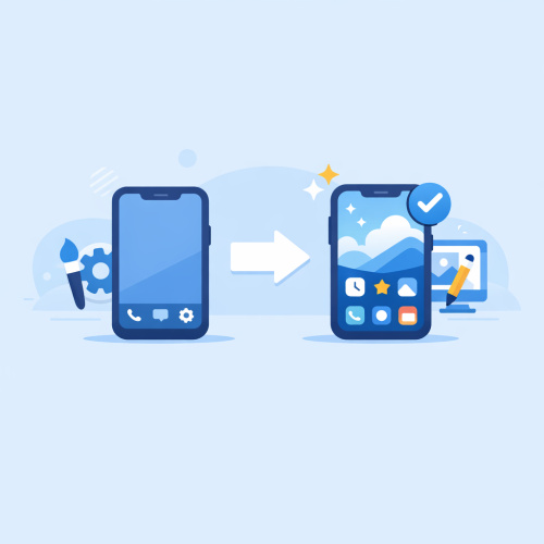 أفضل تطبيق لتحويل مظهر هاتفك إلى مظهر احترافي - أفضل تطبيق لتحويل مظهر ها