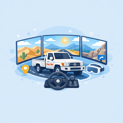 استمتع بتجربة القيادة في محاكي سيارات تويوتا شاص - عالم افتراضي رائع ينتظرك