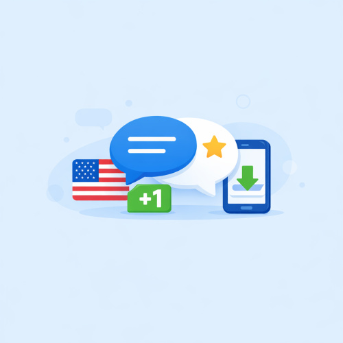 كيفية إنشاء حساب دردشة مميز باستخدام رقم أمريكي - تطبيق دردشة مميز