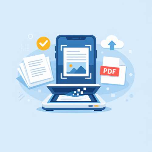 ماسك الوثائق الضوئي Camscanner - دليل شامل لاحتراف استخدام التطبيق