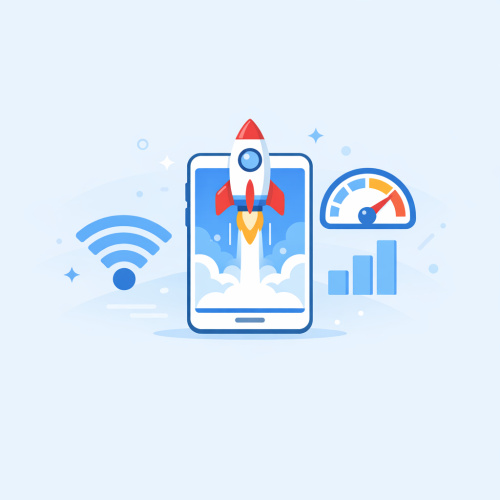 شبكة بسرعة الصاروخ: التطبيق الأمثل لتحسين قوة الاتصال وتسريع الإنترنت على هاتفك الذكي