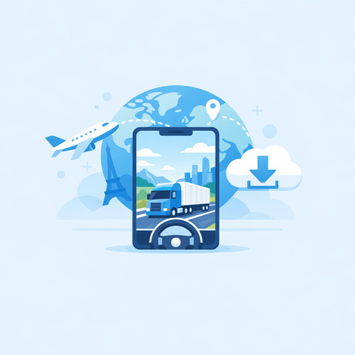 تحميل محاكي الشاحنات والسفر حول العالم للهواتف بخبرة قيادة واقعية بالكامل - تحميل محاكي الشاحنات والسفر حول العالم للهواتف - تجربة قيادة واقعية ممتعة