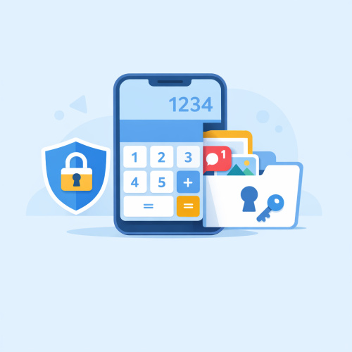 مساحة سرية لحماية ملفاتك وإخفاء تطبيقاتك داخل هاتفك بواجهة حاسبة تمويهية - دليلك الشامل لحماية الخصوصية