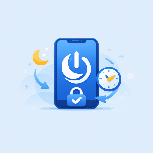 تطبيق مبتكر لإغلاق الهاتف تلقائيًا - طريقة جديدة لتسهيل استخدام الهاتف الذكي