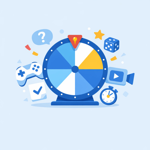 استمتع بتحديات عشوائية مع عجلة حظ - أفضل أداة لليوتيوبرز والمشاهير في الألعاب