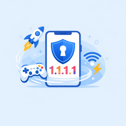افضل تطبيق VPN للهواتف: 1.1.1.1 لتحسين تجربة الألعاب والاتصال