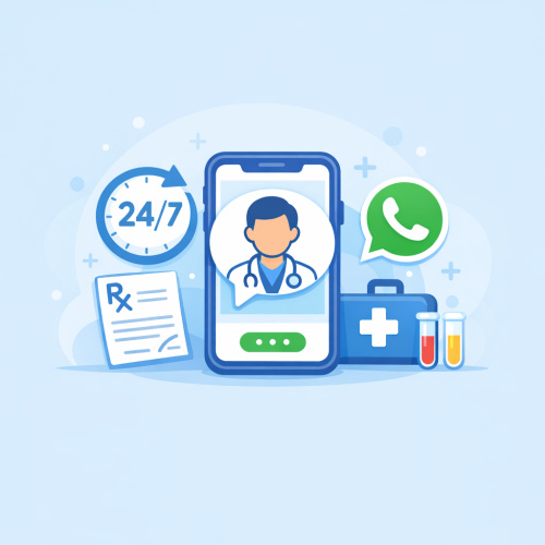 دكتور في جيبك 24 ساعة وكمان تقدر تكلمه واتس اب مجانا