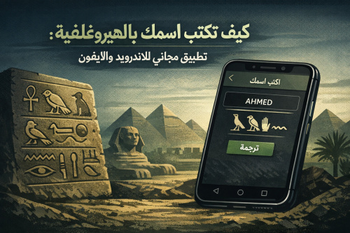 كيف تكتب اسمك بالهيروغليفية: تطبيق مجاني للاندرويد والايفون