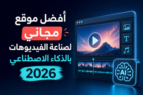 أفضل موقع مجاني لصناعة الفيديوهات بالذكاء الاصطناعي 2026