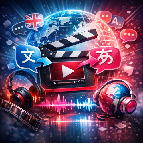 أفضل موقع لتحويل لغات الفيديوهات بسهولة وفاعلية
