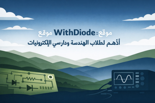 موقع WithDiode: منصة متكاملة لطلاب الهندسة والإلكترونيات
