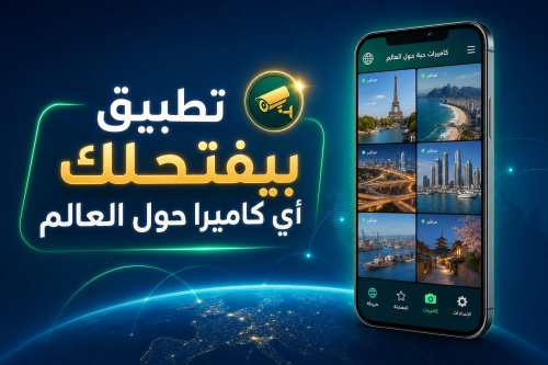 تطبيق بيفتحلك أي كاميرا حول العالم