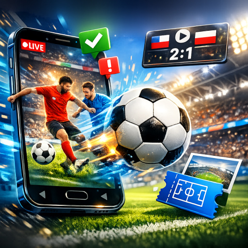 تطبيق متميز لمتابعة المباريات العالمية بجودة عالية