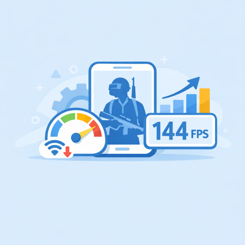 أفضل تطبيقات تحسين البنج وزيادة 144 فريم في ببجي موبايل