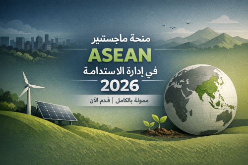 منحة ماجستير ASEAN في إدارة الاستدامة 2026 ممولة بالكامل | قدم الآن
