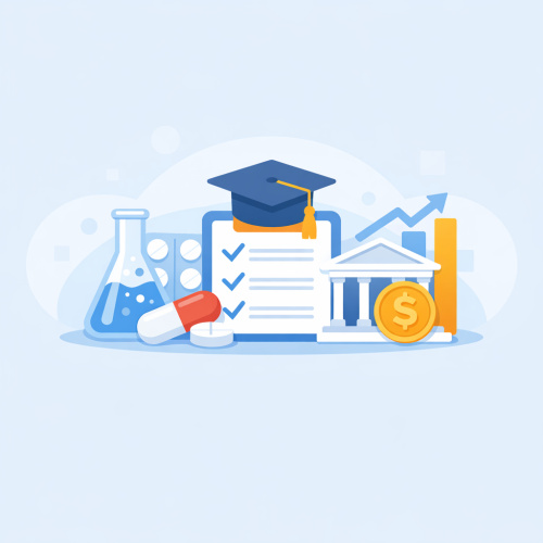 فرص تدريب قوية للطلاب في صناعة الدواء والقطاع المصرفي