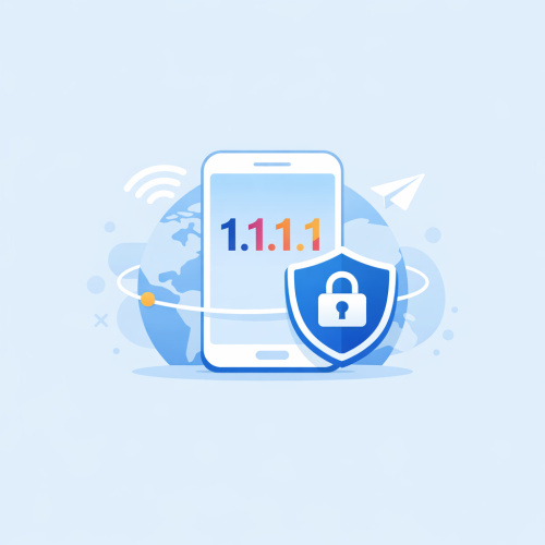 افضل تطبيق VPN للهواتف: 1.1.1.1