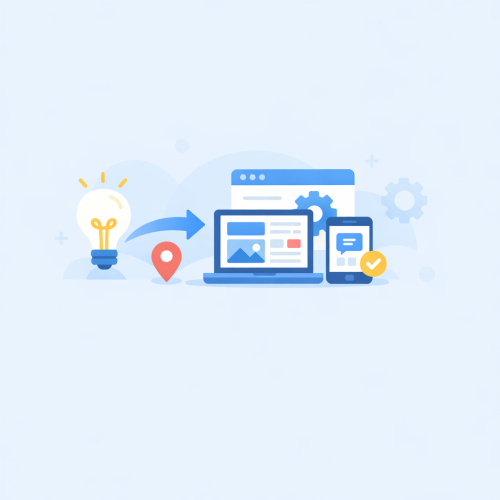 اكتشف أول منصة عربية لتحويل أفكارك إلى مواقع وتطبيقات بسهولة