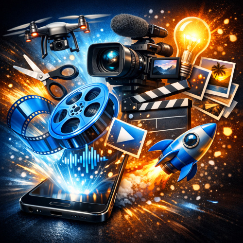 منصة احترافية لإنشاء فيديوهات وقصص مميزة