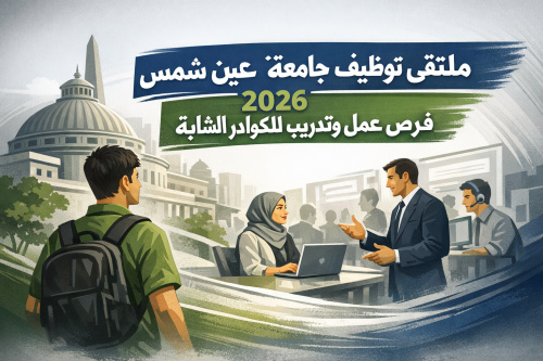 ملتقى توظيف جامعة عين شمس 2026: فرص عمل وتدريب للكوادر الشابة