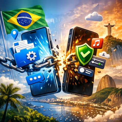 تغييرات جذرية في نظام تشغيل الهواتف الذكية: حرية جديدة للمستخدمين في البرازيل