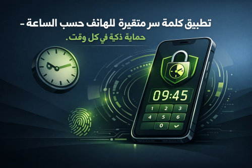 تطبيق كلمة سر متغيرة للهاتف حسب الساعة - حماية ذكية في كل وقت