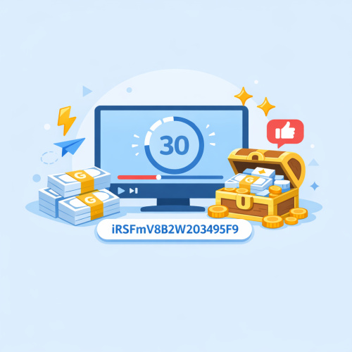 احصل على شدات مجانية لمتابعي قناتك مع كود iRSFmV8B2W203495F9