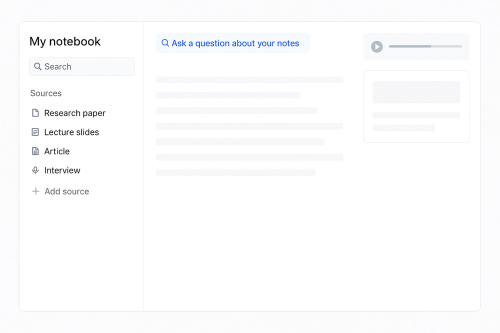 منصة ذكية لتحويل الملاحظات والمصادر إلى معرفة منظمة باستخدام الذكاء الاصطناعي