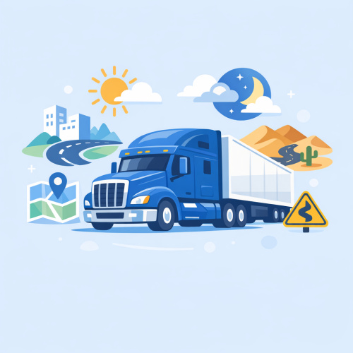 استمتع بمحاكاة شاحنات واقعية في عالم مفتوح مع رسومات مذهلة