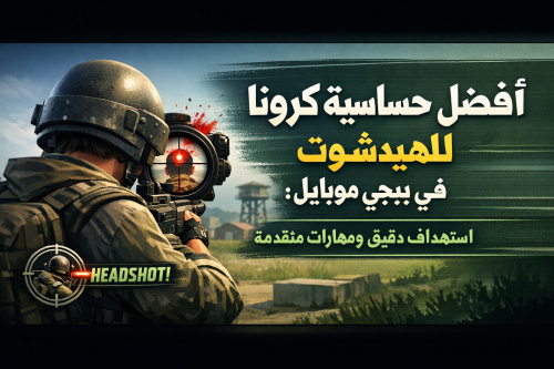 أفضل حساسية كرونا للهيدشوت في ببجي موبايل: استهداف دقيق ومهارات متقدمة