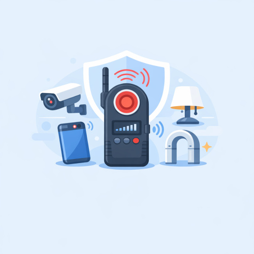 كاشف الكاميرات والمعادن: حماية فعالة من التجسس في كل مكان