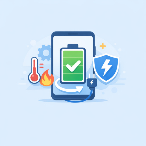 استرجاع بطارية موبايلك الجديدة: أفضل تطبيق لعلاج تسريب الشحن وتقليل حرارة الهاتف