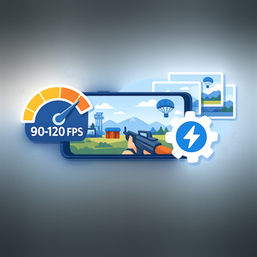 تفعيل 90-120 فريم في ببجي موبايل: أفضل تطبيق للأجهزة الضعيفة