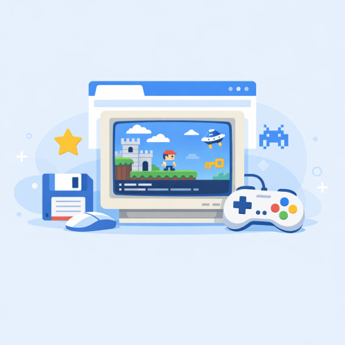 استمتع بألعاب الكمبيوتر الكلاسيكية مع dos.zone – منصة الألعاب المباشرة