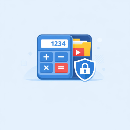 تطبيق إخفاء الملفات المتنكر كآلة حاسبة: أمان سهل ومبتكر