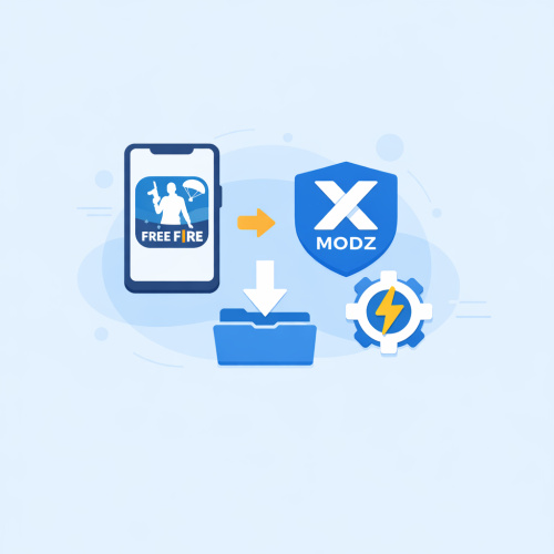 طريقة تنزيل فري فاير باستخدام Xmodz: دليل خطوة بخطوة