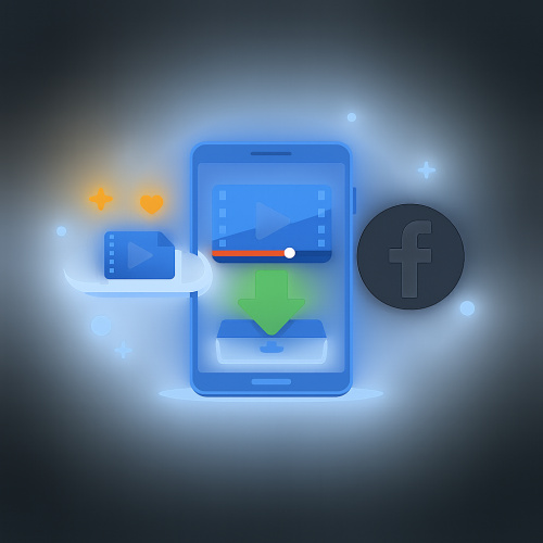 طريقة تنزيل فيديوهاتك الشخصية من فيسبوك للهاتف بسهولة