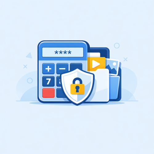 Calculator HideU: التطبيق المثالي لإخفاء الصور والفيديوهات بأمان