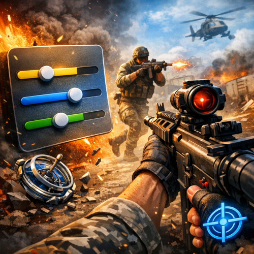 أفضل إعدادات حساسية للعبة بدون جيروسكوب