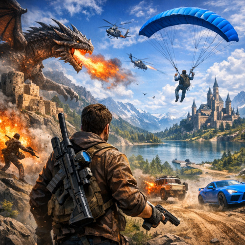 استمتع بعالم مفتوح مليء بالمغامرات في لعبة حماسية بواقعية مذهلة