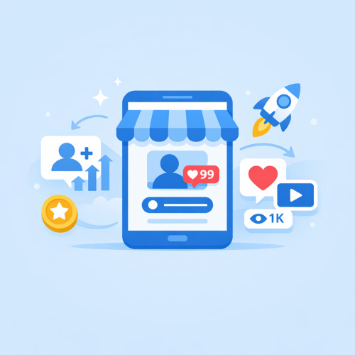 اسهل واسرع طريقة لزيادة المتابعين والتفاعل عبر متجر المتابعين