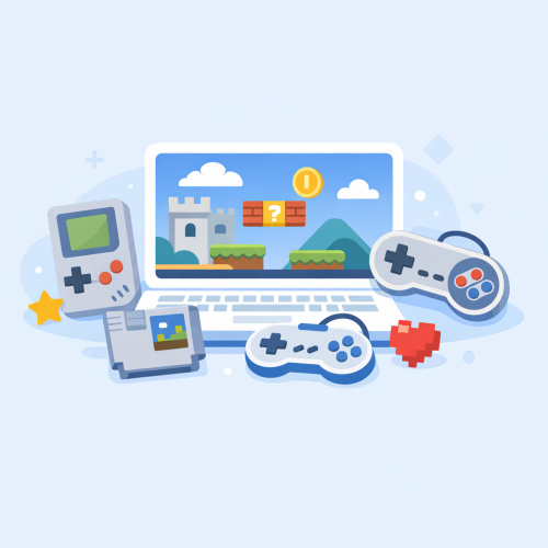 استمتع بألعاب الطفولة مع EmulatorGames - موقع الألعاب الكلاسيكية